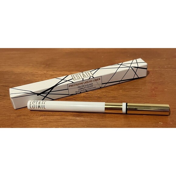 ESTATE COSMETICS Precision Liquid Liner - Black FULL SIZE 0.4 mL New In Box - Picture 2 of 4